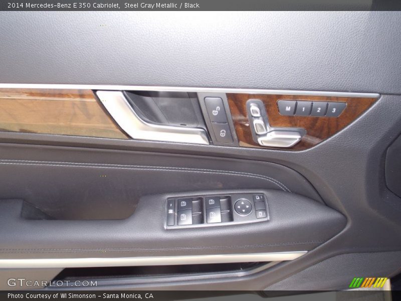 Steel Gray Metallic / Black 2014 Mercedes-Benz E 350 Cabriolet