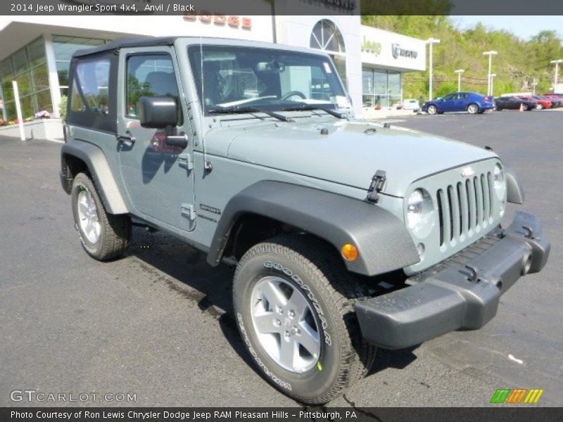 Anvil / Black 2014 Jeep Wrangler Sport 4x4