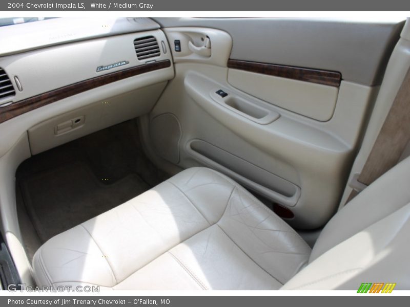 White / Medium Gray 2004 Chevrolet Impala LS