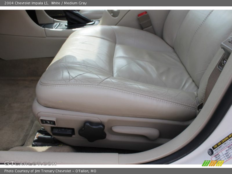 White / Medium Gray 2004 Chevrolet Impala LS