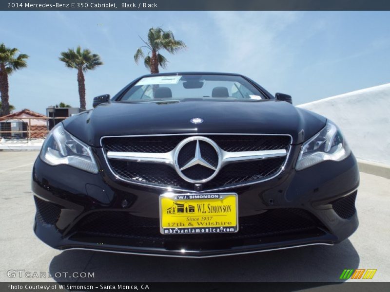 Black / Black 2014 Mercedes-Benz E 350 Cabriolet