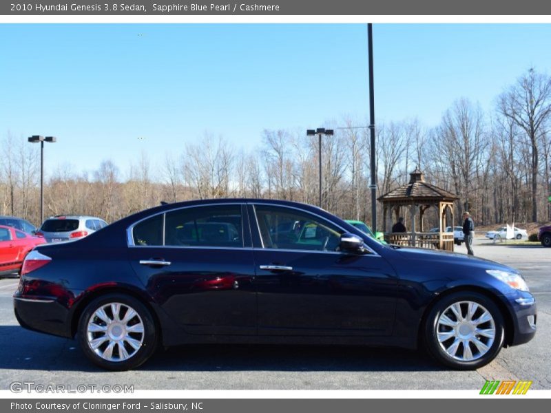 Sapphire Blue Pearl / Cashmere 2010 Hyundai Genesis 3.8 Sedan