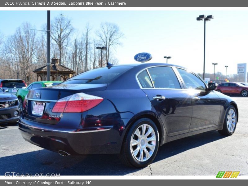 Sapphire Blue Pearl / Cashmere 2010 Hyundai Genesis 3.8 Sedan