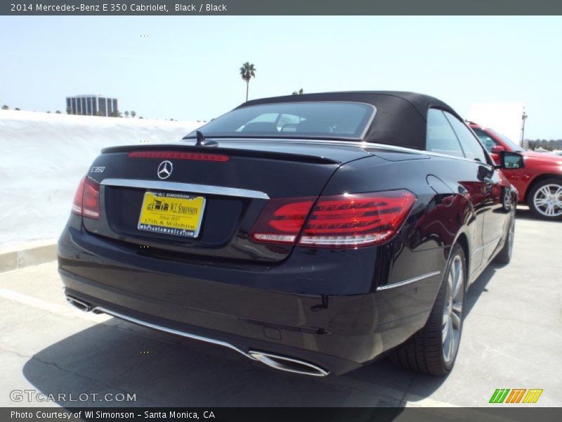 Black / Black 2014 Mercedes-Benz E 350 Cabriolet