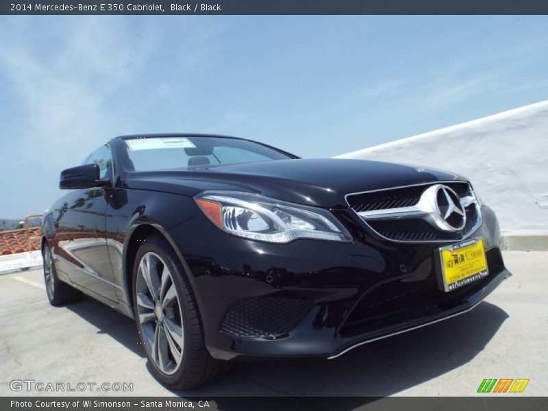 Black / Black 2014 Mercedes-Benz E 350 Cabriolet