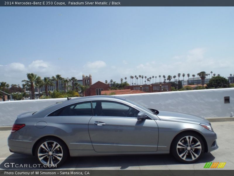 Paladium Silver Metallic / Black 2014 Mercedes-Benz E 350 Coupe