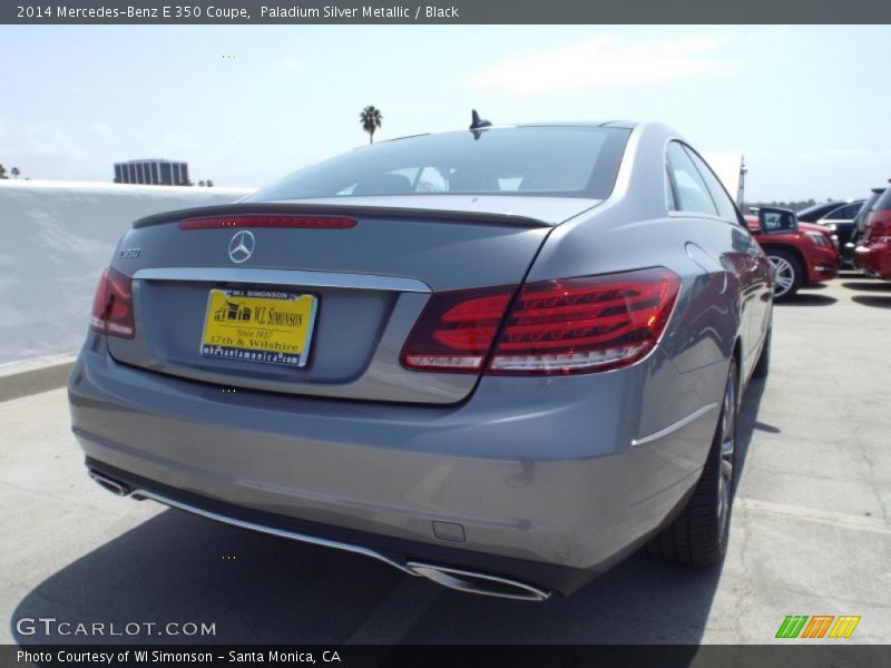 Paladium Silver Metallic / Black 2014 Mercedes-Benz E 350 Coupe
