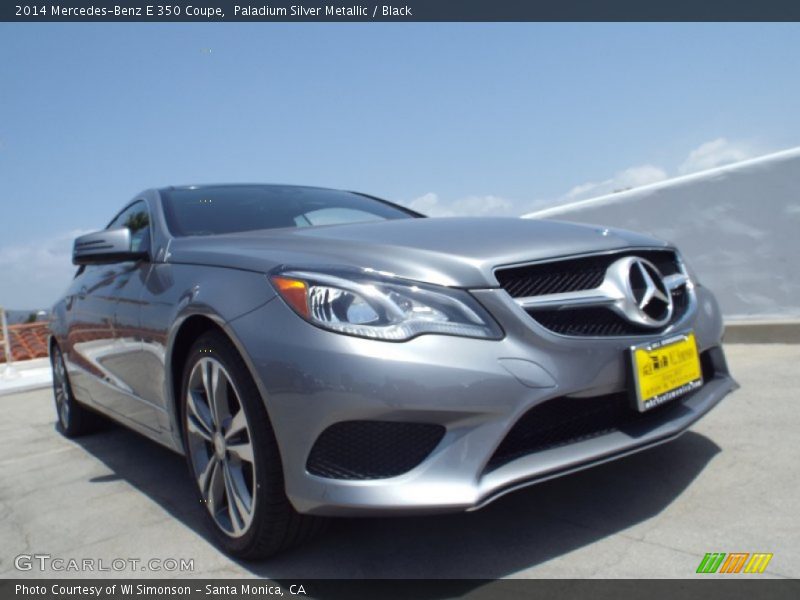Paladium Silver Metallic / Black 2014 Mercedes-Benz E 350 Coupe