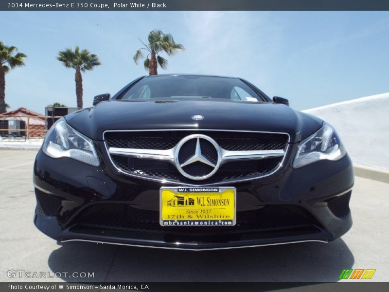 Polar White / Black 2014 Mercedes-Benz E 350 Coupe