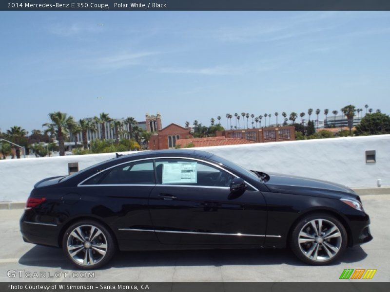 Polar White / Black 2014 Mercedes-Benz E 350 Coupe