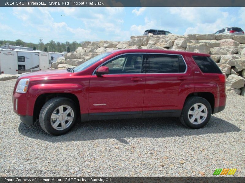 Crystal Red Tintcoat / Jet Black 2014 GMC Terrain SLE