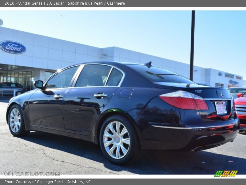 Sapphire Blue Pearl / Cashmere 2010 Hyundai Genesis 3.8 Sedan