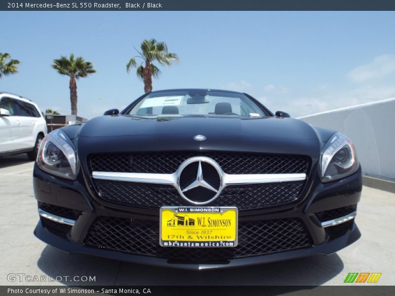 Black / Black 2014 Mercedes-Benz SL 550 Roadster