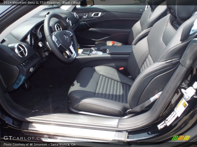 Black / Black 2014 Mercedes-Benz SL 550 Roadster