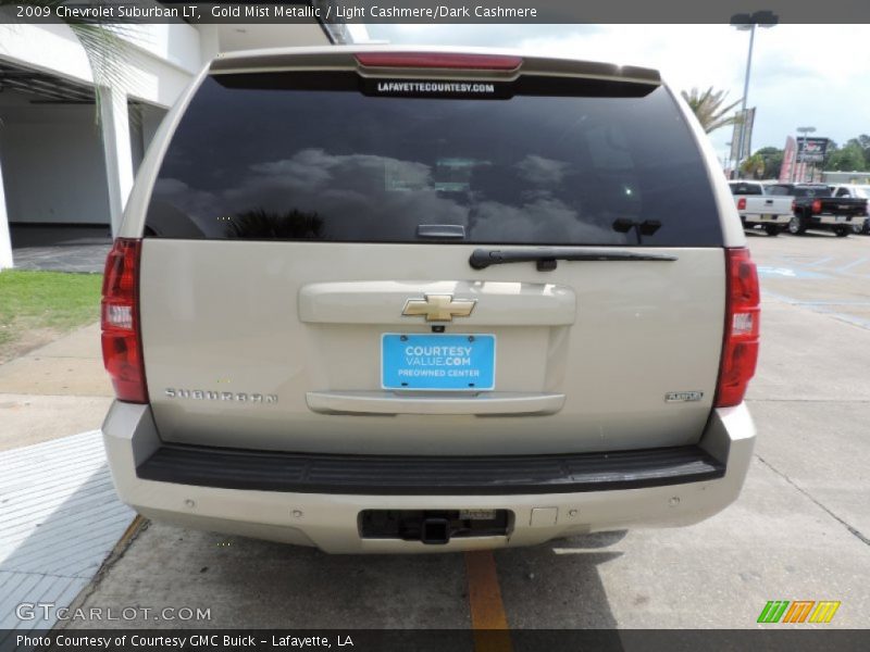 Gold Mist Metallic / Light Cashmere/Dark Cashmere 2009 Chevrolet Suburban LT