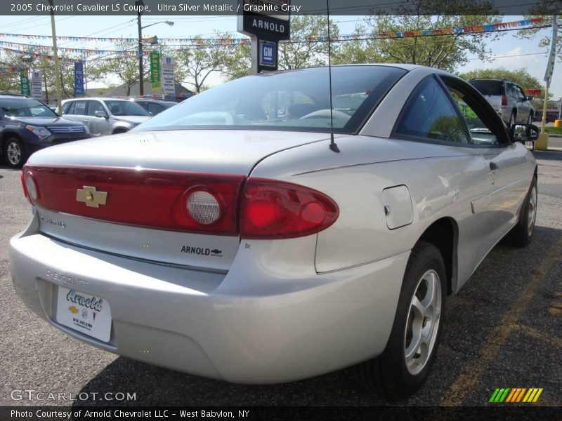 Ultra Silver Metallic / Graphite Gray 2005 Chevrolet Cavalier LS Coupe