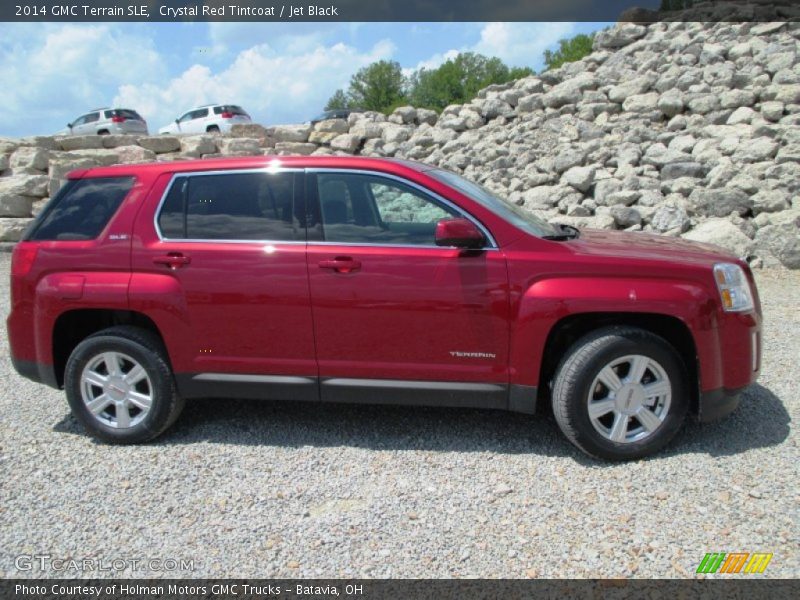 Crystal Red Tintcoat / Jet Black 2014 GMC Terrain SLE