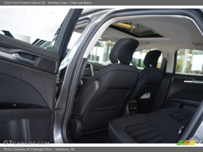 Sterling Gray / Charcoal Black 2014 Ford Fusion Hybrid SE