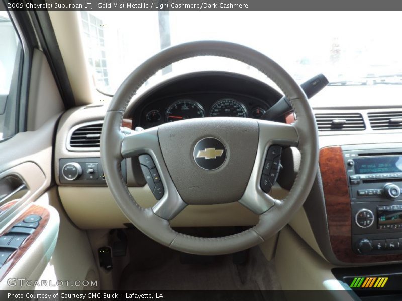 Gold Mist Metallic / Light Cashmere/Dark Cashmere 2009 Chevrolet Suburban LT
