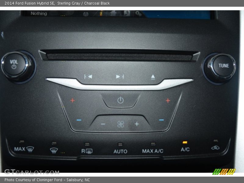 Sterling Gray / Charcoal Black 2014 Ford Fusion Hybrid SE