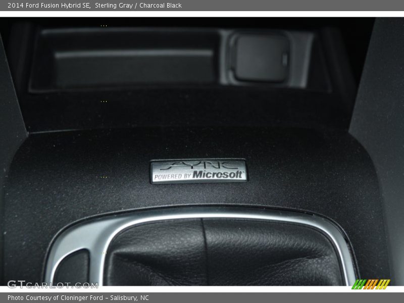 Sterling Gray / Charcoal Black 2014 Ford Fusion Hybrid SE