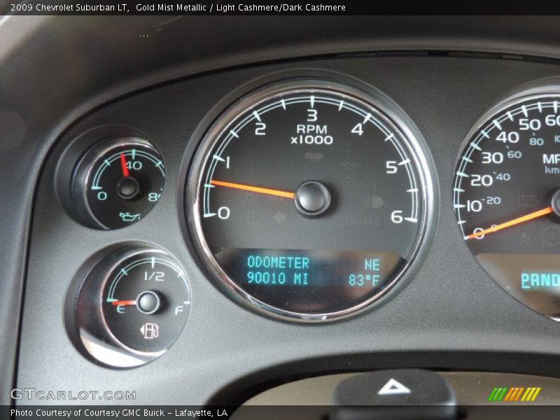Gold Mist Metallic / Light Cashmere/Dark Cashmere 2009 Chevrolet Suburban LT