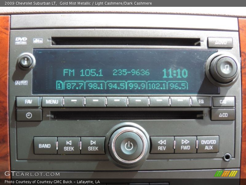 Gold Mist Metallic / Light Cashmere/Dark Cashmere 2009 Chevrolet Suburban LT