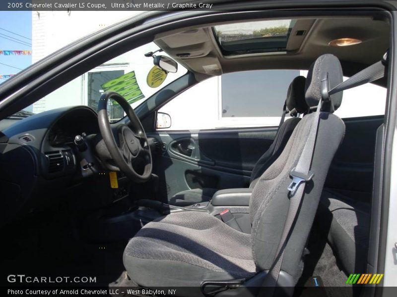Ultra Silver Metallic / Graphite Gray 2005 Chevrolet Cavalier LS Coupe