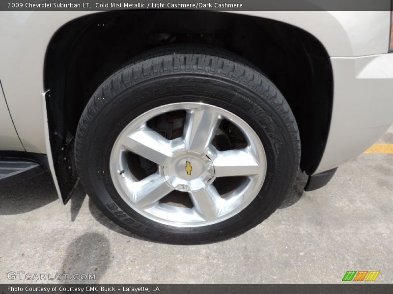 Gold Mist Metallic / Light Cashmere/Dark Cashmere 2009 Chevrolet Suburban LT