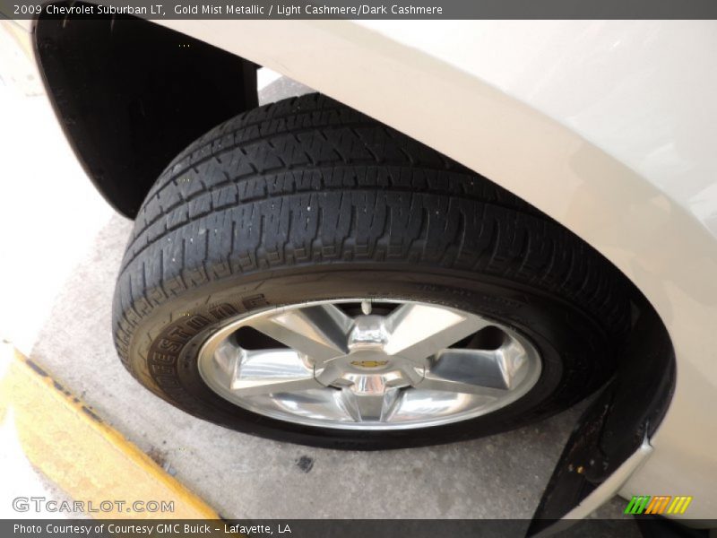 Gold Mist Metallic / Light Cashmere/Dark Cashmere 2009 Chevrolet Suburban LT