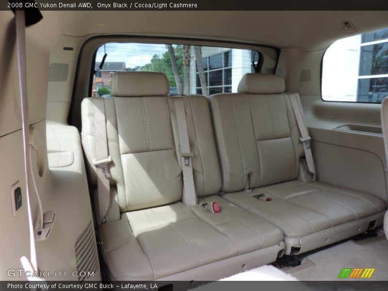 Onyx Black / Cocoa/Light Cashmere 2008 GMC Yukon Denali AWD