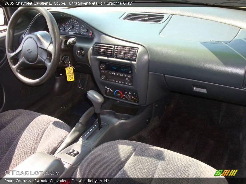 Ultra Silver Metallic / Graphite Gray 2005 Chevrolet Cavalier LS Coupe