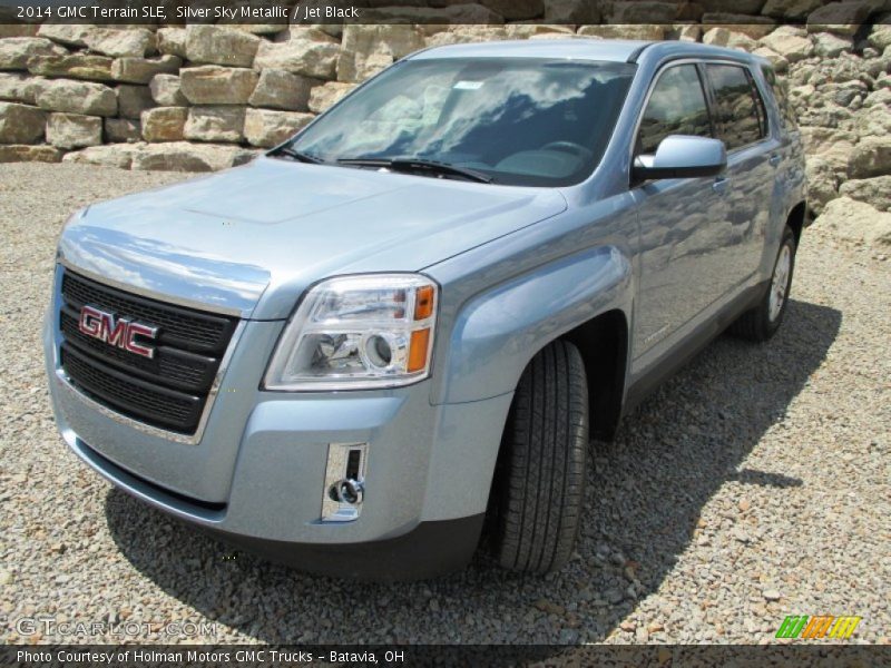 Silver Sky Metallic / Jet Black 2014 GMC Terrain SLE