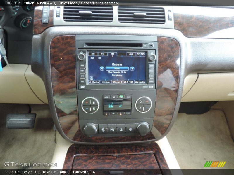 Onyx Black / Cocoa/Light Cashmere 2008 GMC Yukon Denali AWD