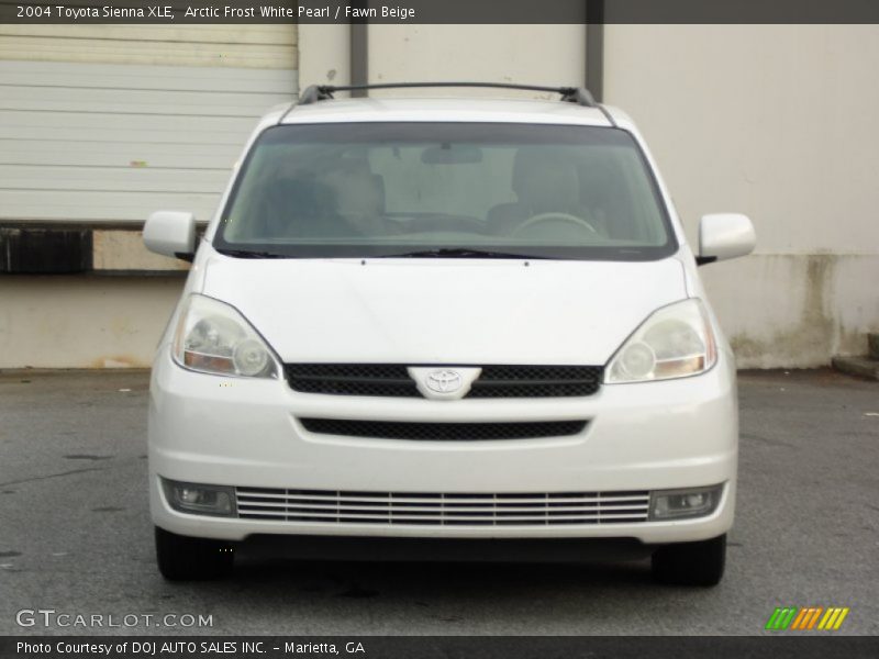 Arctic Frost White Pearl / Fawn Beige 2004 Toyota Sienna XLE