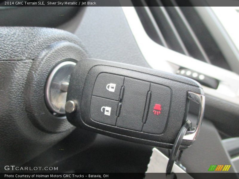 Silver Sky Metallic / Jet Black 2014 GMC Terrain SLE