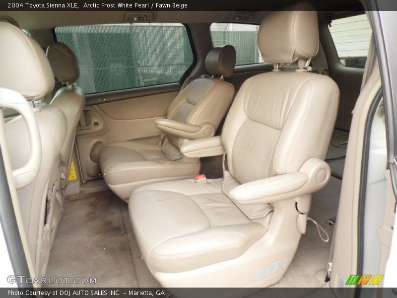 Arctic Frost White Pearl / Fawn Beige 2004 Toyota Sienna XLE