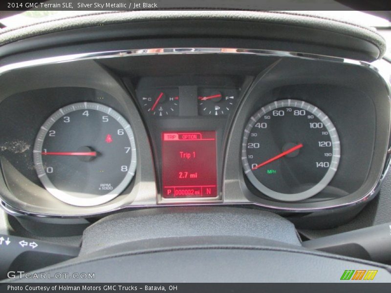 Silver Sky Metallic / Jet Black 2014 GMC Terrain SLE