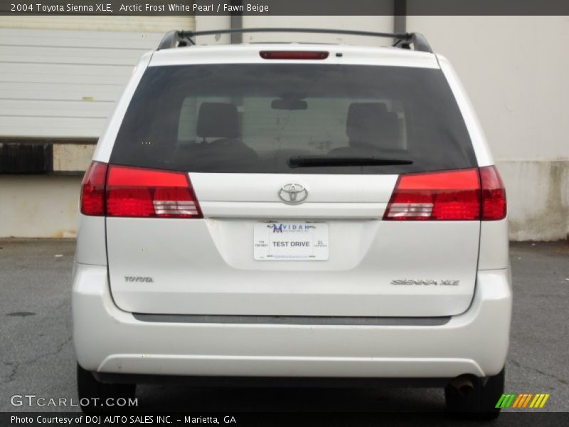 Arctic Frost White Pearl / Fawn Beige 2004 Toyota Sienna XLE