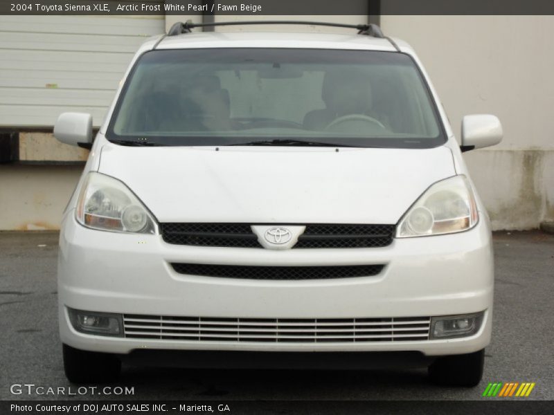 Arctic Frost White Pearl / Fawn Beige 2004 Toyota Sienna XLE