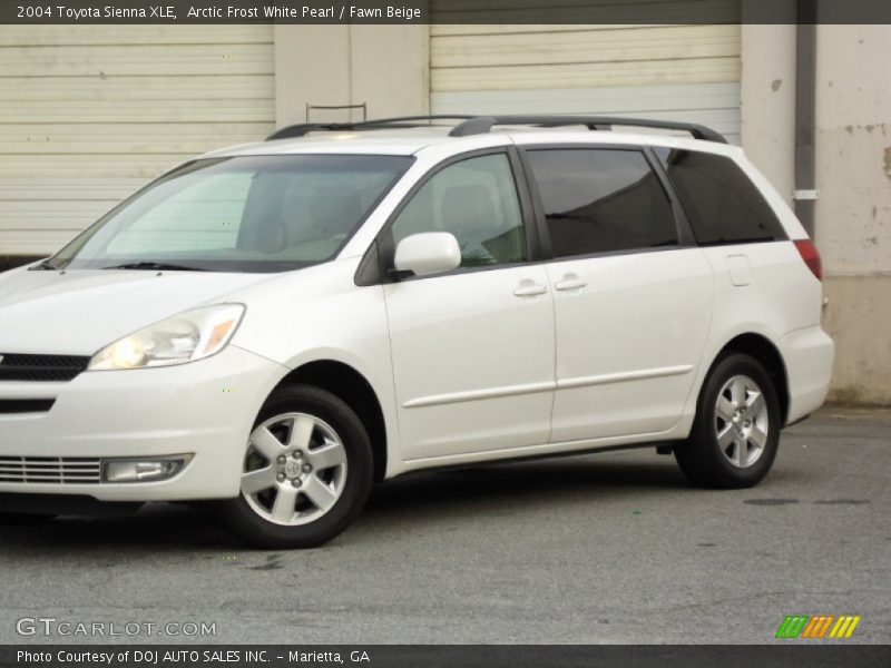 Arctic Frost White Pearl / Fawn Beige 2004 Toyota Sienna XLE