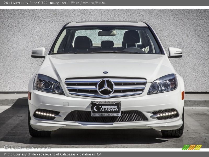 Arctic White / Almond/Mocha 2011 Mercedes-Benz C 300 Luxury