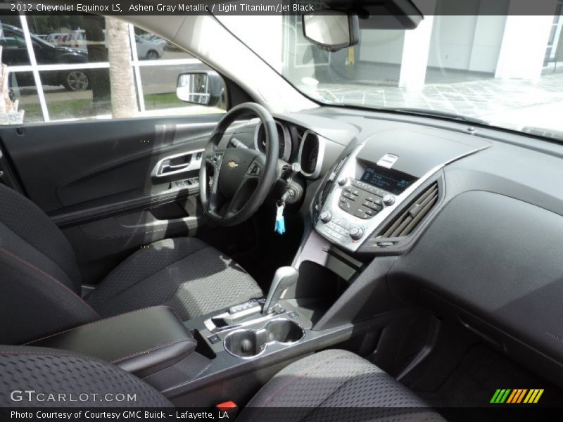 Ashen Gray Metallic / Light Titanium/Jet Black 2012 Chevrolet Equinox LS