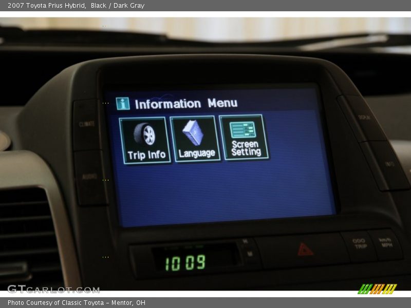 Black / Dark Gray 2007 Toyota Prius Hybrid