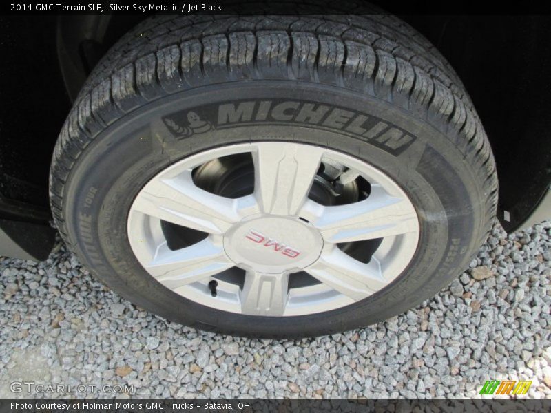 Silver Sky Metallic / Jet Black 2014 GMC Terrain SLE