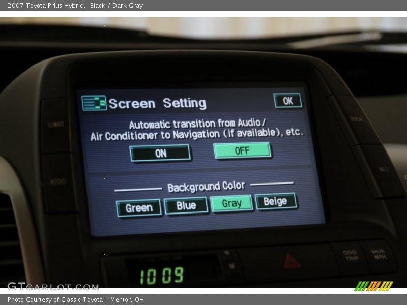 Black / Dark Gray 2007 Toyota Prius Hybrid
