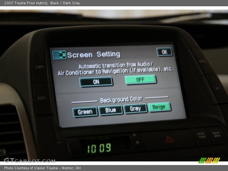 Black / Dark Gray 2007 Toyota Prius Hybrid