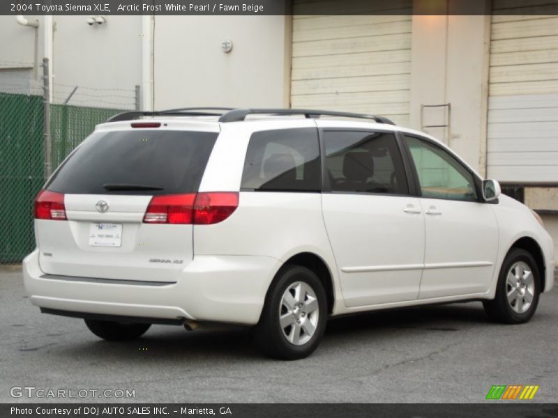 Arctic Frost White Pearl / Fawn Beige 2004 Toyota Sienna XLE