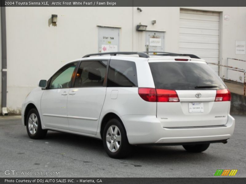 Arctic Frost White Pearl / Fawn Beige 2004 Toyota Sienna XLE