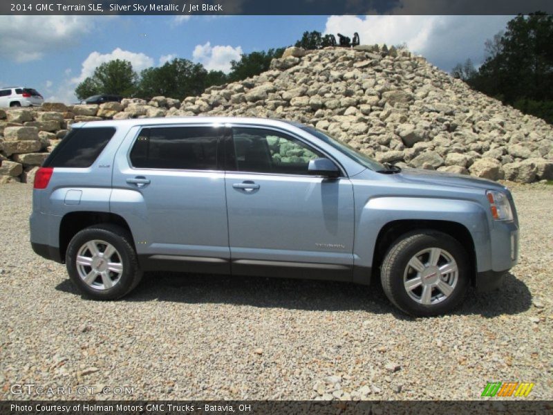 Silver Sky Metallic / Jet Black 2014 GMC Terrain SLE